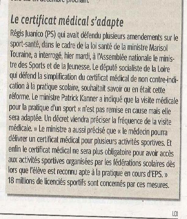 RJ QAG Certificat Médical