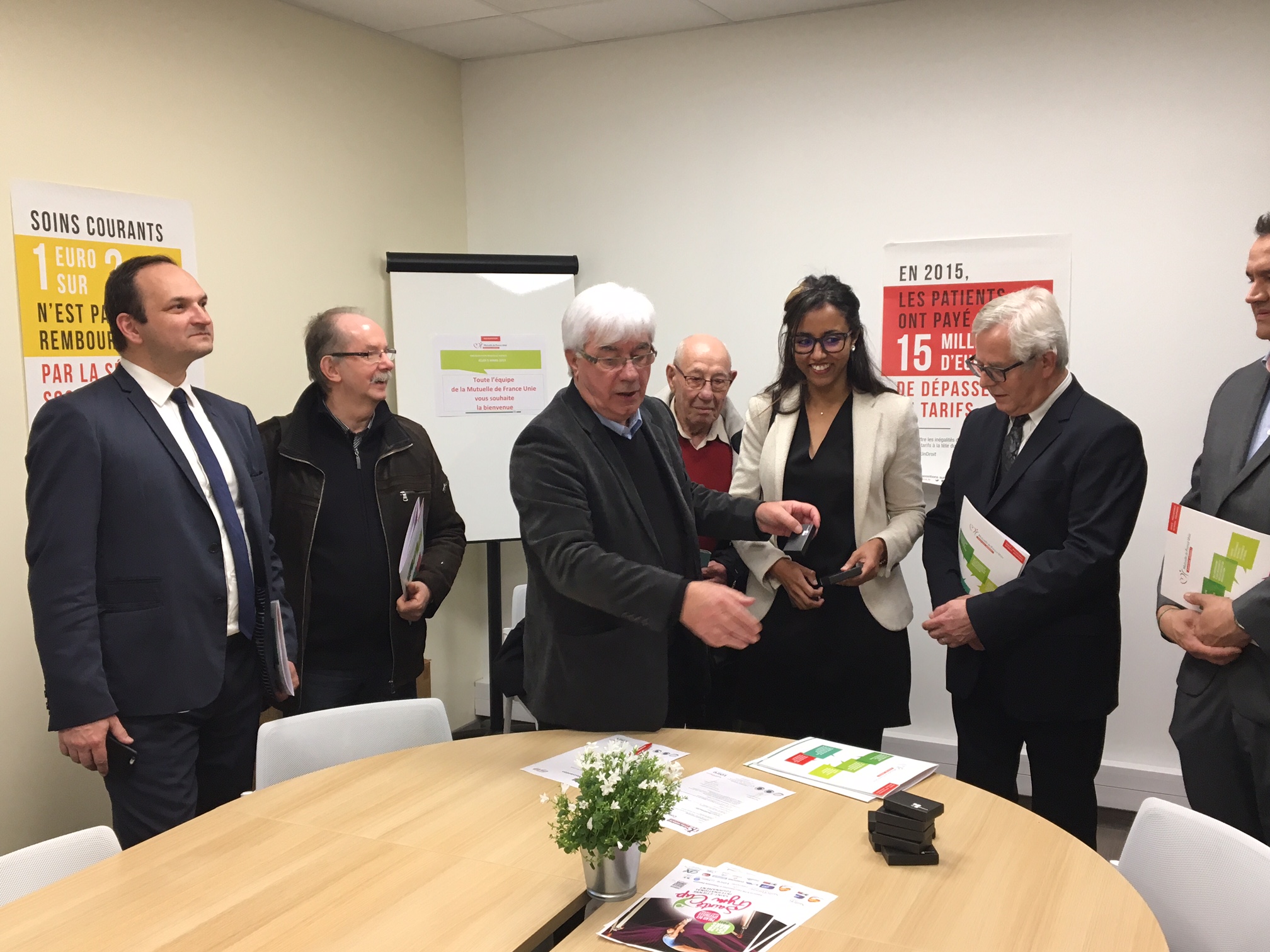 Inauguration de la nouvelle agence de la Mutuelle de France Unie à Montreynaud Le blog de