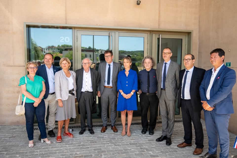 Inauguration du bâtiment Sciences – Manufacture de l’Université Jean Monnet Saint-Étienne.